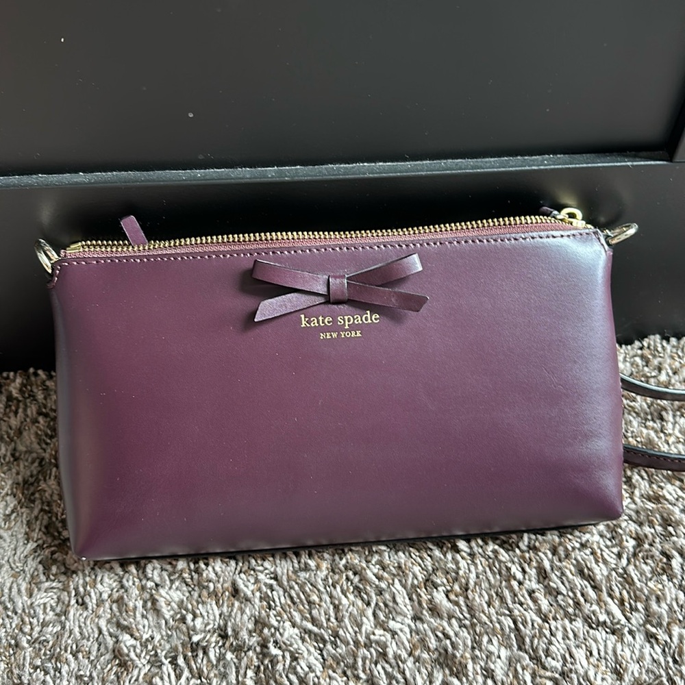 Kate Spade Burgundy Crossbody Bag